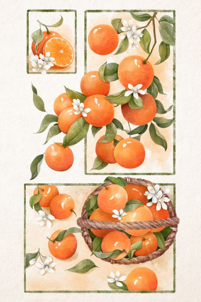 Orangenblüte von Xuan Thai