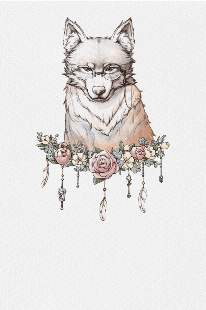 Wolf-Kunst von Xuan Thai