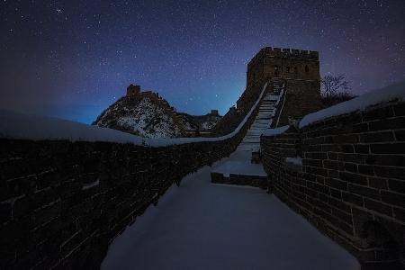 Sternenhimmel über der Chinesischen Mauer