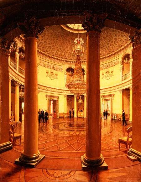 Interior of the Rotunda in the Winter Palace von Yefim Tukharinov