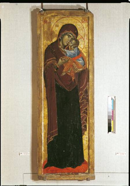 Icon known as the 'Virgin of Tsar Dushan' von Yugoslavian School