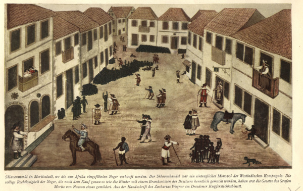 Sklavenmarkt in Moritzburg von Zacharia Wagner