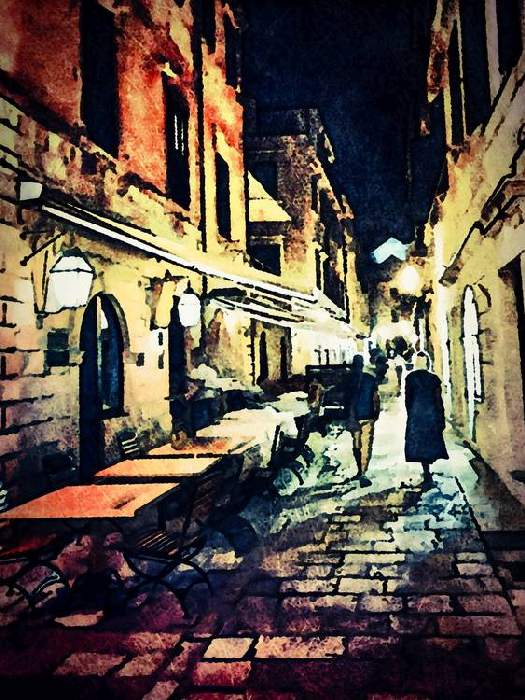 Dubrovnik bei Nacht #2 von zamart