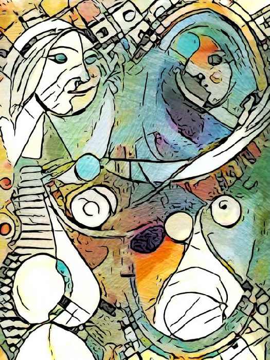 Hommage an Picasso (3) von zamart