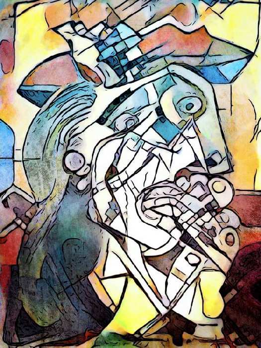 Hommage an Picasso (7) von zamart