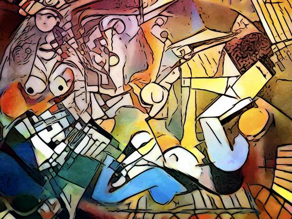 Hommage an Picasso (8) von zamart