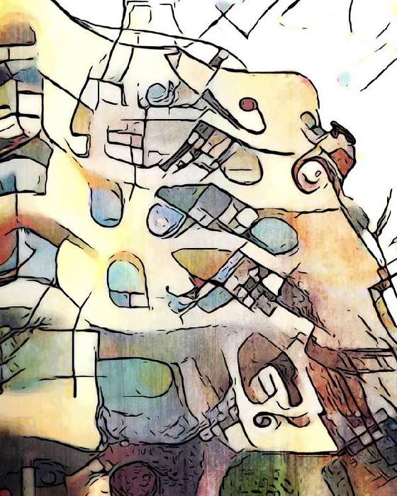Kandinsky trifft Barcelona, Motiv 8 von zamart