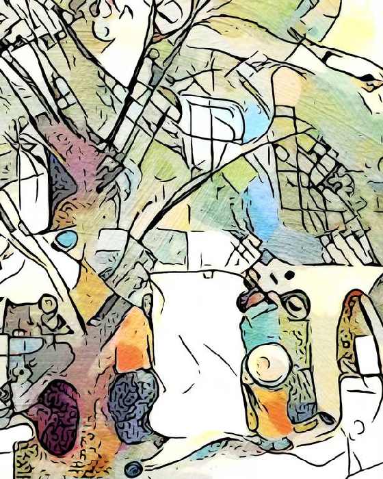 Kandinsky trifft Hundertwasser, Wien, Motiv 1 von zamart