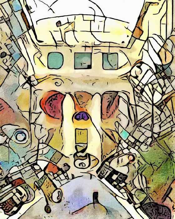 Kandinsky trifft Marseille, Motiv 8 von zamart
