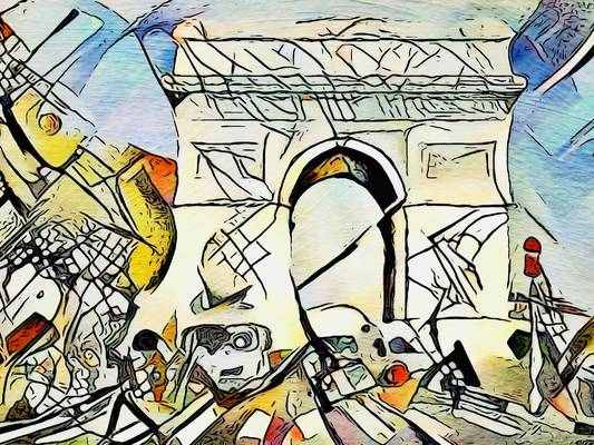 Kandinsky trifft Paris 1 von zamart