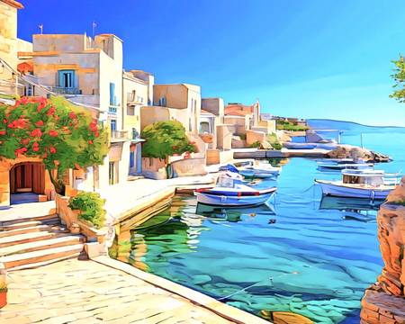 Griechische Inseln, Motiv 5 2024