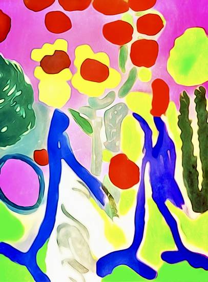 Im Blumengarten, Motiv 4 - Matisse inspired 2023