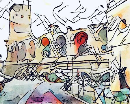Kandinsky trifft Arles, Motiv 2 2022