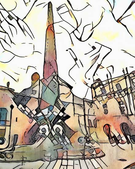 Kandinsky trifft Arles, Motiv 4 2022