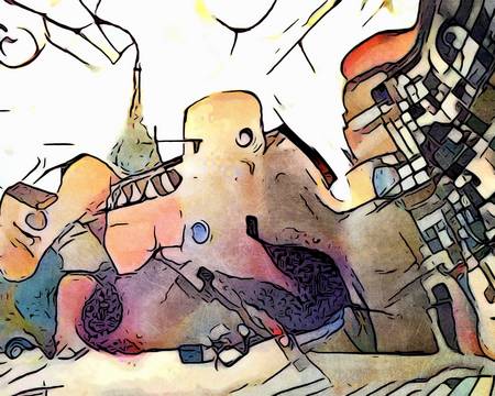 Kandinsky trifft Barcelona, Motiv 3 2022