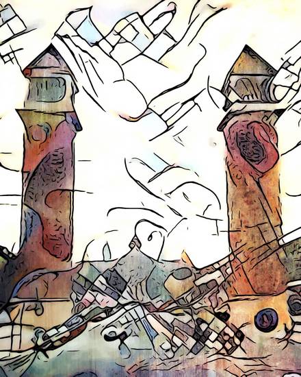 Kandinsky trifft Barcelona, Motiv 5 2022