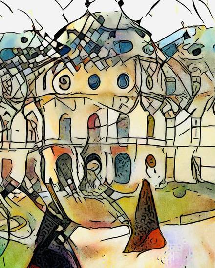 Kandinsky trifft Schloß Belvedere, Wien, Motiv 1 2022